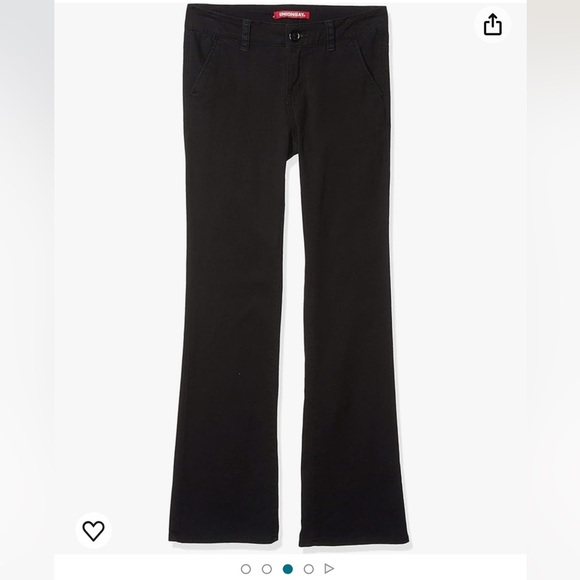 UNIONBAY Junior’s Slash Pocket Stretch Bootcut Pant Size 17 33 Inseam NWT - Picture 3 of 13